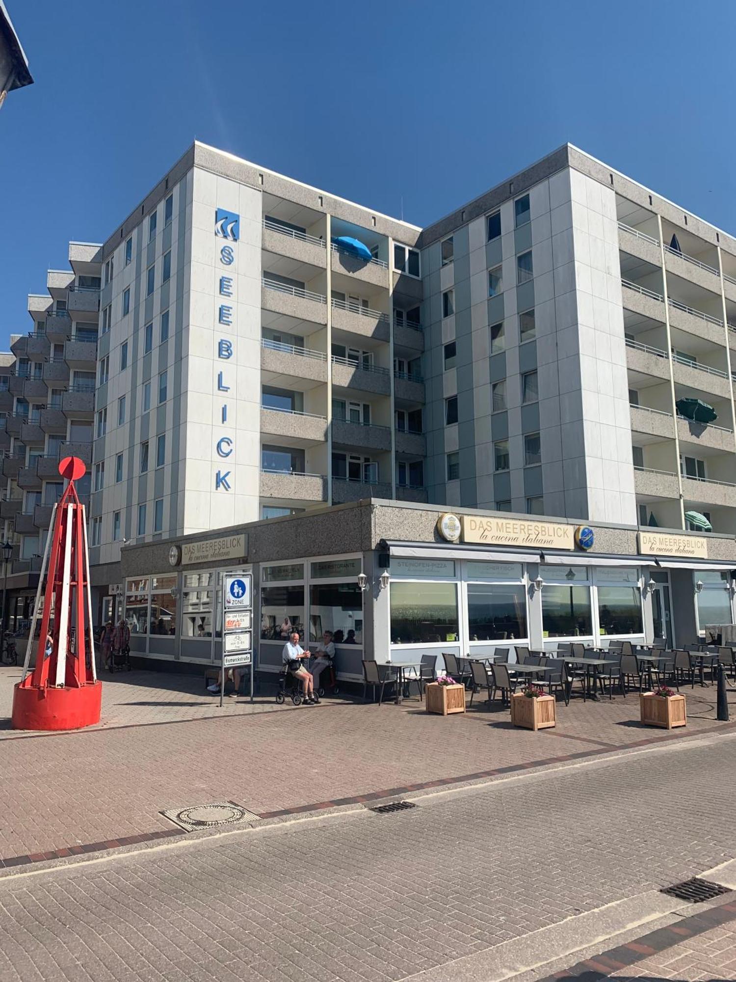 Strandblick im Haus Seeblick Bismarckstraße Borkum Exterior foto